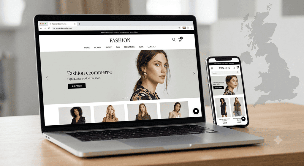 ecommerce website development cost UK